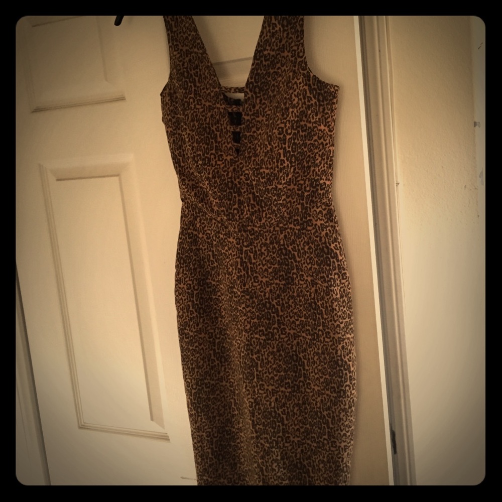 Betty paige leopard dress